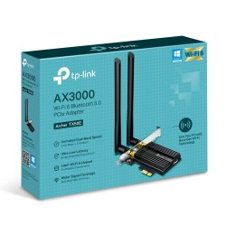 SCHEDA AX3000 WIFI PCI-E BT 5O 2402MBPS 5GHZ+74MBPS 24GHZ 2 ANT