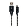 CAVO DATI E RICARICA CC-USB2B-AMCM-1M-BW USB TYPE-C 1M NEROBIANCO