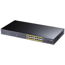 SWITCH RETE 16 PORTE POE + 2 SLOT SFP GIGABIT 101001000MBPS 200W GS1020PS2