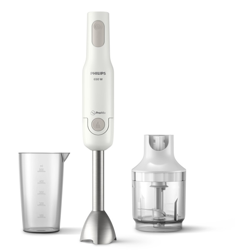 PHILIPS FRULLATORE MINIPIMER IMMERS HR253500 ACCIAO 650W