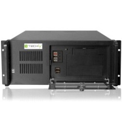 CASE CHASSIS INDUSTRIALE PER COMPUTER MONTAGGIO A RACK 19 4U I-CASE MP-P4HX-BLK2