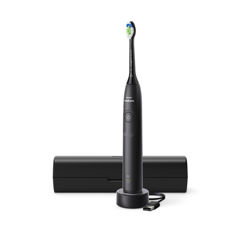 SPAZZOLINO DA DENTI ELETTRICO NERO PHILIPS HX710102 SONICARE 5300