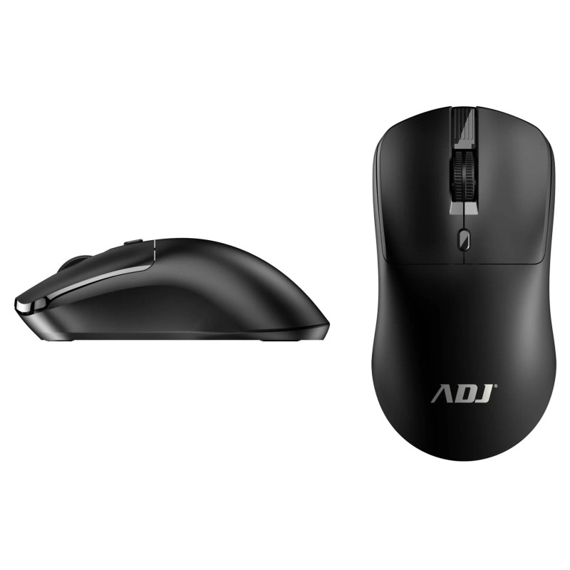 MOUSE WIRLESS RICARICABILE TYPE C 1600 DPI 3 TASTI PLUGPLAY BK ADJ