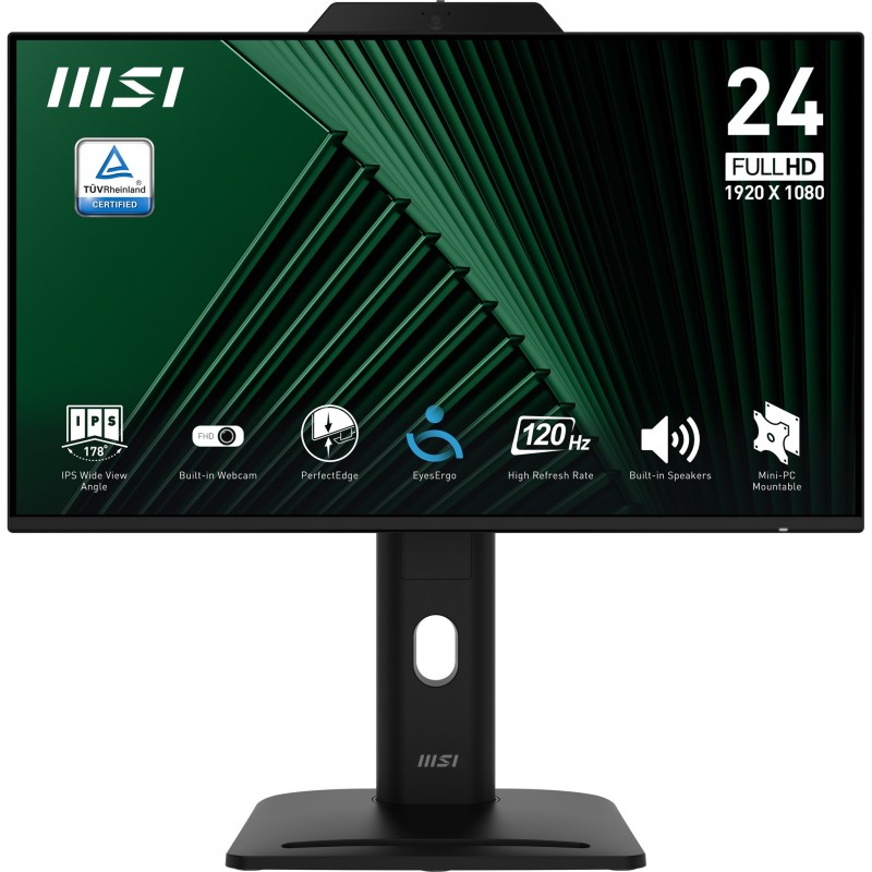 MON 238IPS FHD BK MM PVT DOCK WEB MSI PRO MP242PMG  1MS 120HZ WEBCAM