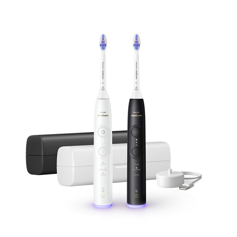 SPAZZOLINO DA DENTI ELETTRICO CON HX741901 SONICARE 6500 KIT 2PCS