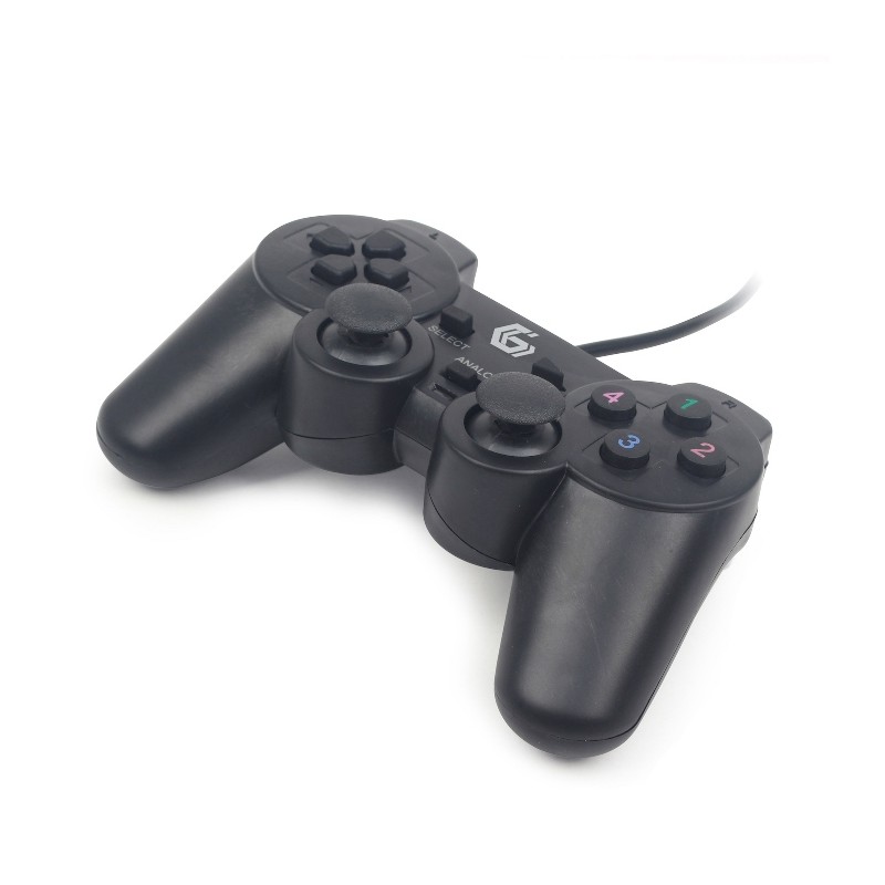 GAMEPAD JPD-UDV-01 CON DOPPIA VIBRAZIONE PER PC - USB - NERO