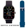 SMARTWATCH SWT-STC004 + CINTURINO WINNER SILICONE NERO O BLU