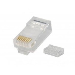 CONNETTORE PLUG RETE RJ45 8P CAT6 UTP CONF 50PZ CV-LAN-027
