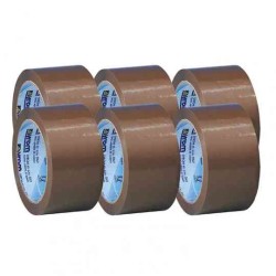 NASTRO ADESIVO 50MM X 66MT IN PPL - SYLENE - AVANA 6 PEZZI