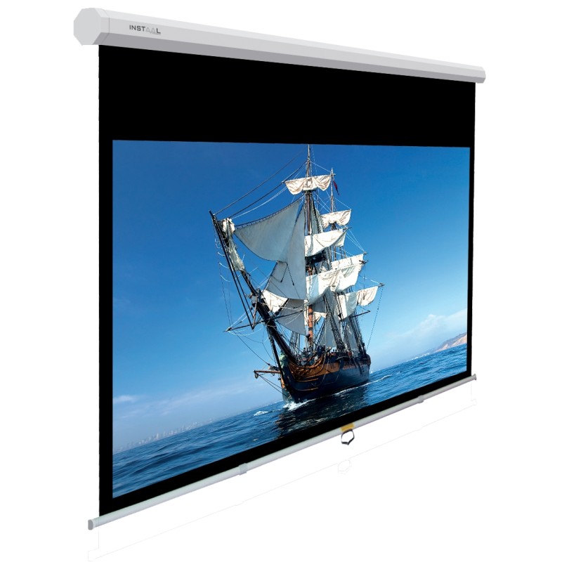 TELO PROVIS 200X114 INSMAN A MOLLA MANUALE HD CANVAS 169