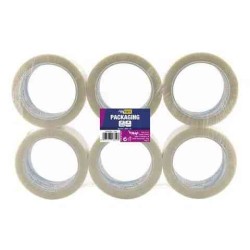 NASTRO ADESIVO 50MM X 66MT IN PPL - SYLENE - TRASPARENTE 6 PEZZI