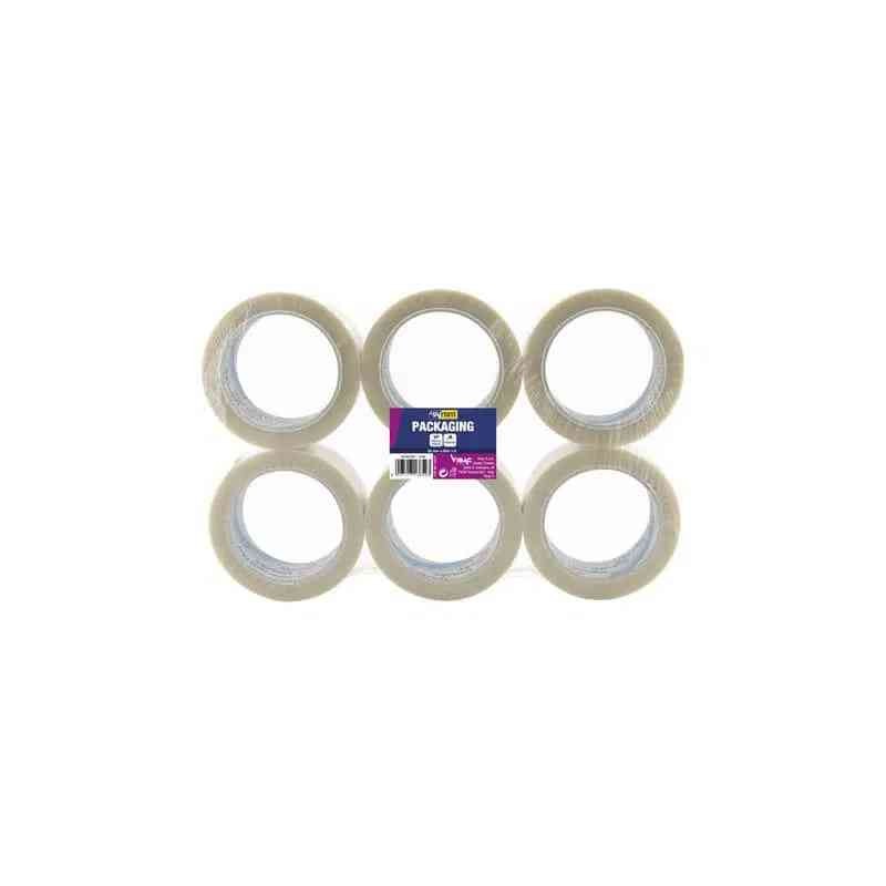 NASTRO ADESIVO 50MM X 66MT IN PPL - SYLENE - TRASPARENTE 6 PEZZI