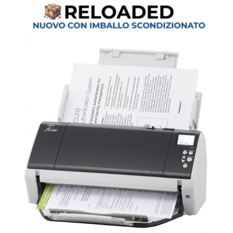 SCANNER DOC RIC FI-7460 A3 PRODOTTO APERTO PER TEST