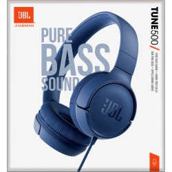 CUFFIE MICROFONO TUNE 500 CON CAVO - BLU