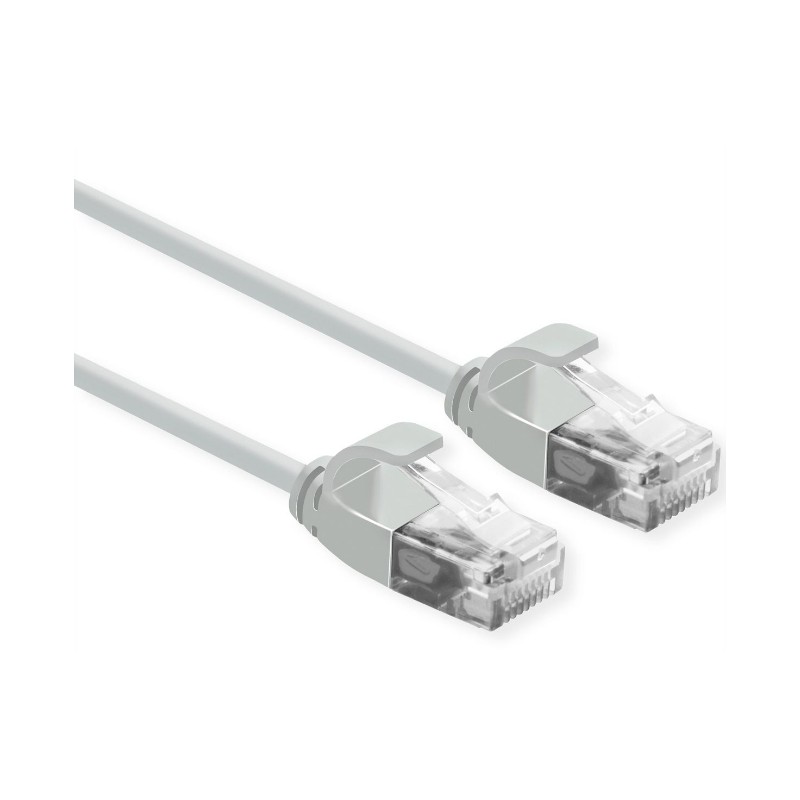 CAVO RETE UTP CAT6A 1MT SLIM GREY NO SCHERMATO PER DATA CENTER