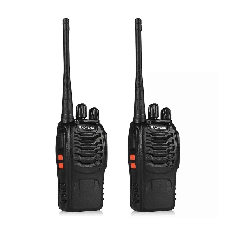 RADIOTRASMITTENTE BF-888S WALKIE TALKIERADIOTRASMITTENTE BF-888S WALKIE TALKIE - CONF 2 PEZZI