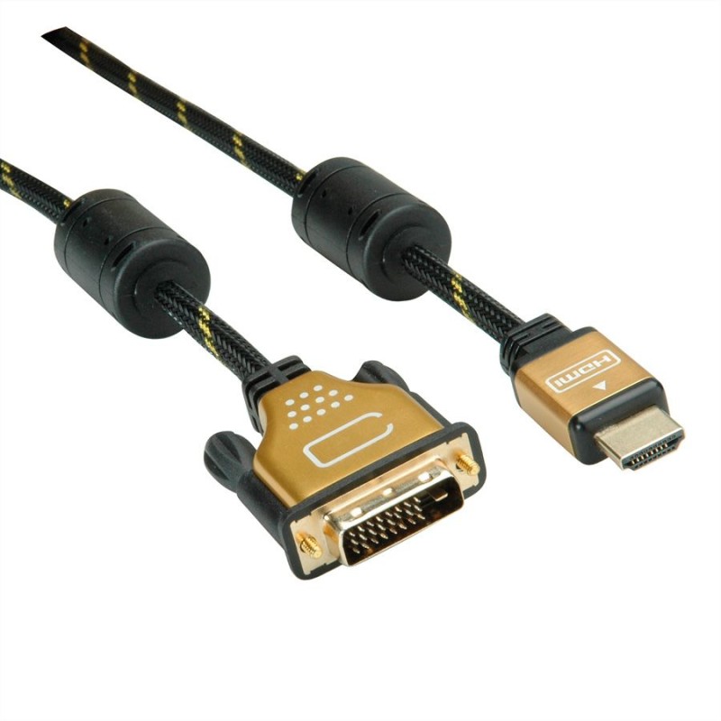 CAVO DVI-HDMI 1MT MM DVI 24+1 3840X2160 30HZ