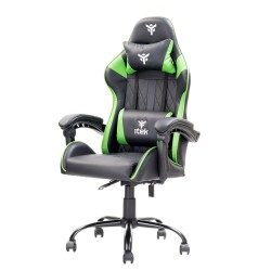 SEDIA RHOMBUS PF10 GAMING CHAIR - PVC - NERAVERDE ITCGPF10BG