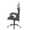 SEDIA RHOMBUS PF10 GAMING CHAIR - PVC - NERAVERDE ITCGPF10BG