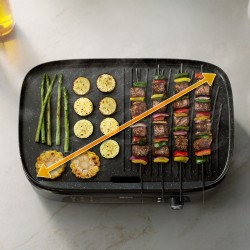 PHILIPS GRILL ELETTRONICO TAVOLO 2400W 1250CM2 HD621090
