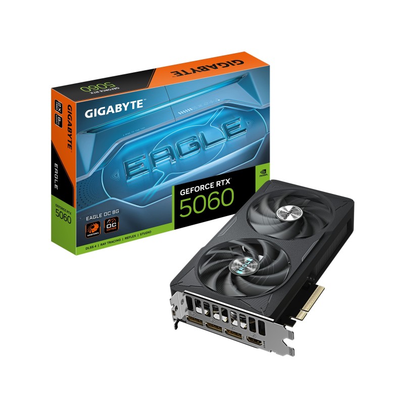 SCHEDA VIDEO GAMING GEFORCE RTX 5060 EAGLE OC 8GB GV-N5060EAGLE OC-8GD