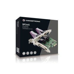 CONTROLLER SPC01G 1+2 PORTE SCHEDA A INNESTO SERIALEPARALLELA PCIE - PARALLELA IEEE 1284 SERIALE 9-PIN - PCI