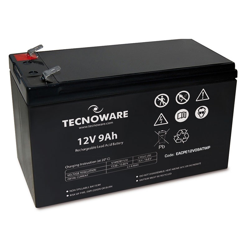 BATTERIA UPS TECNOWARE 12VDC 9AH HIGH ERMETICA AL PIOMBO