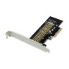 CONTROLLER ADATTATORE INTERNO PCIE PER M2 NVME CON DISSIPATORE EMRICK05BS