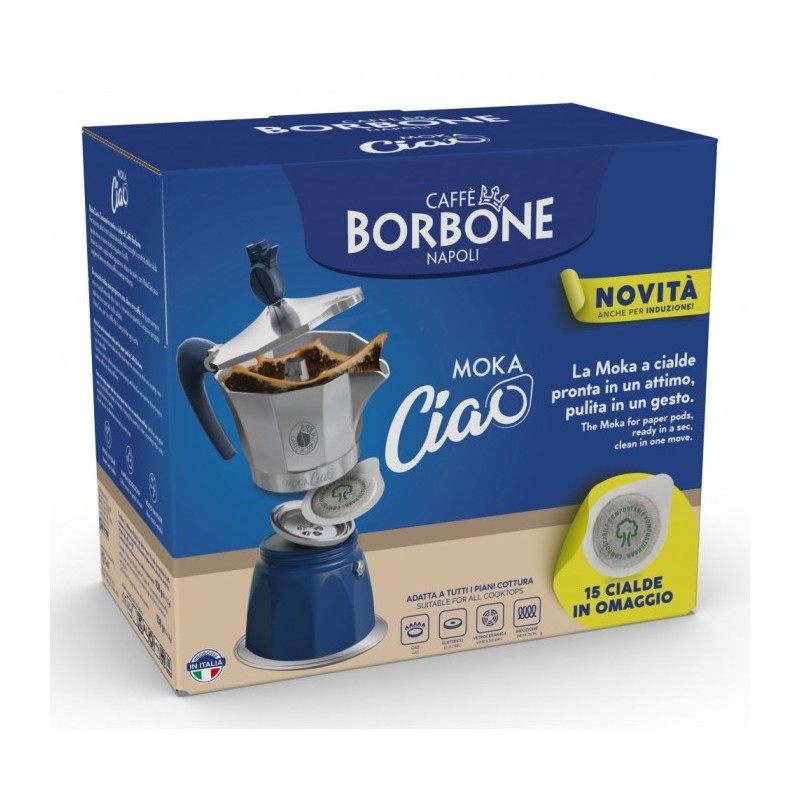 CAFFETTIERA PER CIALDE MOKACIAO - ADATTA ALLINDUZIONE