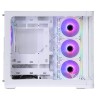 CASE GAMING DARK CAVE CURVED ITGCADCCW - NO ALIMENTATORE - DESIGN CURVO - BIANCO