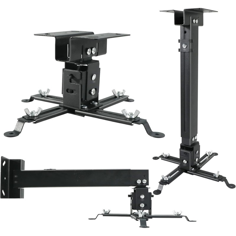 STAFFA PROIETTORE ESTENSIBILE BK 420-650MM ROTAZIONE  INCL