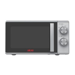 FORNO A MICROONDE CON GRILL AKMW204SL - 20 LITRI 700 WATT - SILVER