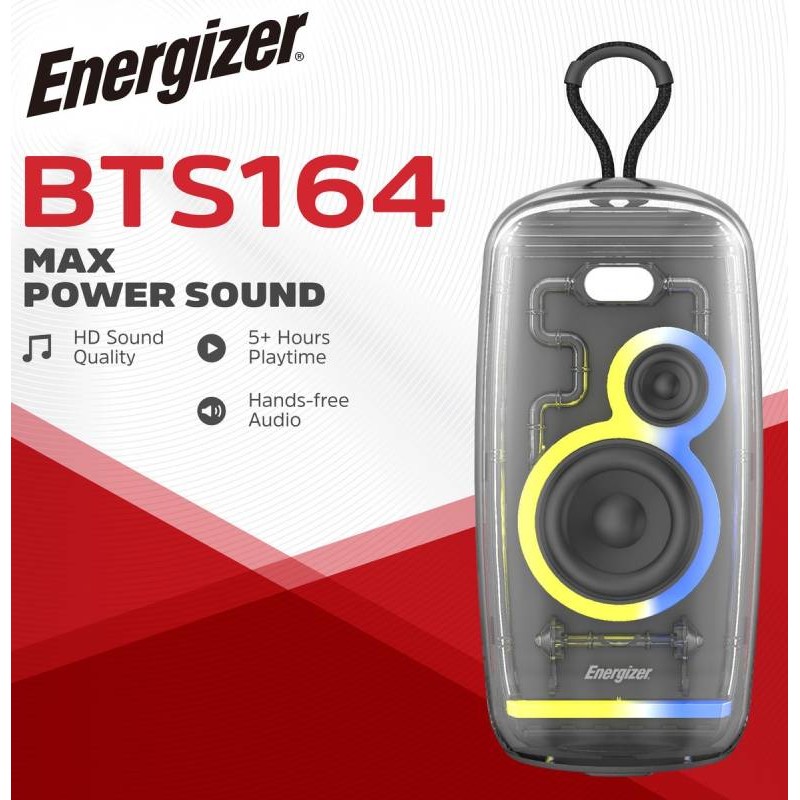ENERGIZER SPEAKER BT + 2400MAH PORTABLE IPX65