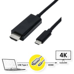 CAVO USB 31 C-HDMI 2MT MM BK 3840X2160 30HZ
