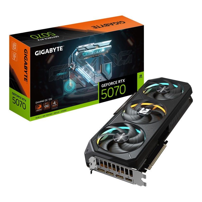 SCHEDA VIDEO GEFORCE RTX 5070 GAMING OC 12 GB GV-N5070GAMING OC-12GD