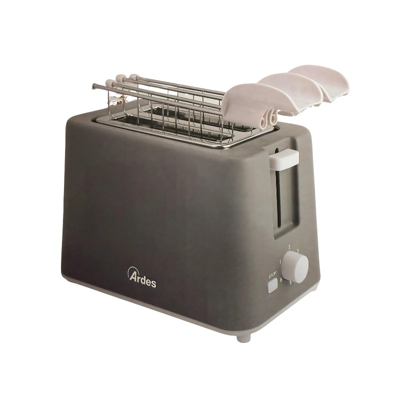 TOSTAPANE TOAST05 TOSTO CUBE - 2 FETTE - GRIGIO