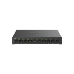 SWITCH RETE 8 PORTE 10100 + 2 PORTE GIGABIT MS110CP POE+