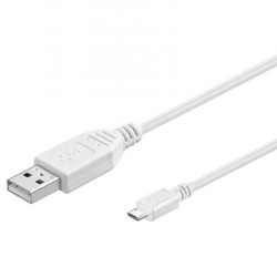 CAVO USB A MICRO USB 30 CM BIANCO E10335