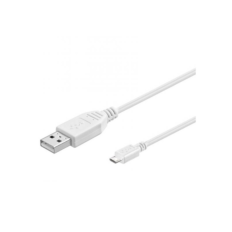 CAVO USB A MICRO USB 30 CM BIANCO E10335