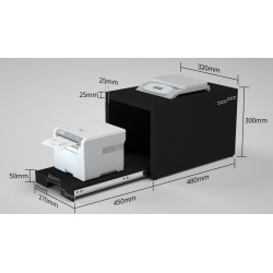 MOBILE PER STAMPANTE COLORE GRIGIO ADJ