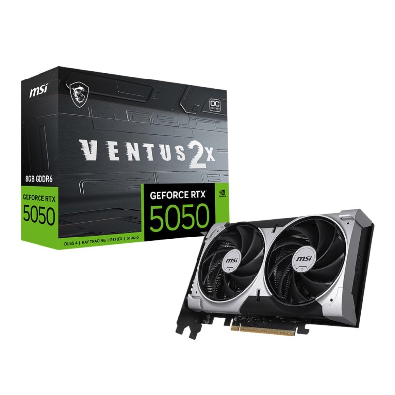 VGA MSI RTX 5050 8GB VENTUS 2X OC 8GB GDDR6 HDMI3DP