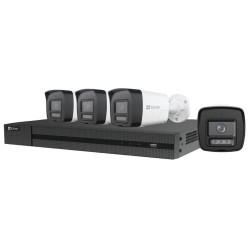 KIT VIDEOSORVEGLIANZA CS-BW3844 SMART HOME SECURITY - 1 NVR X5S 8CH + 4 TELECAMERE H3C 2K