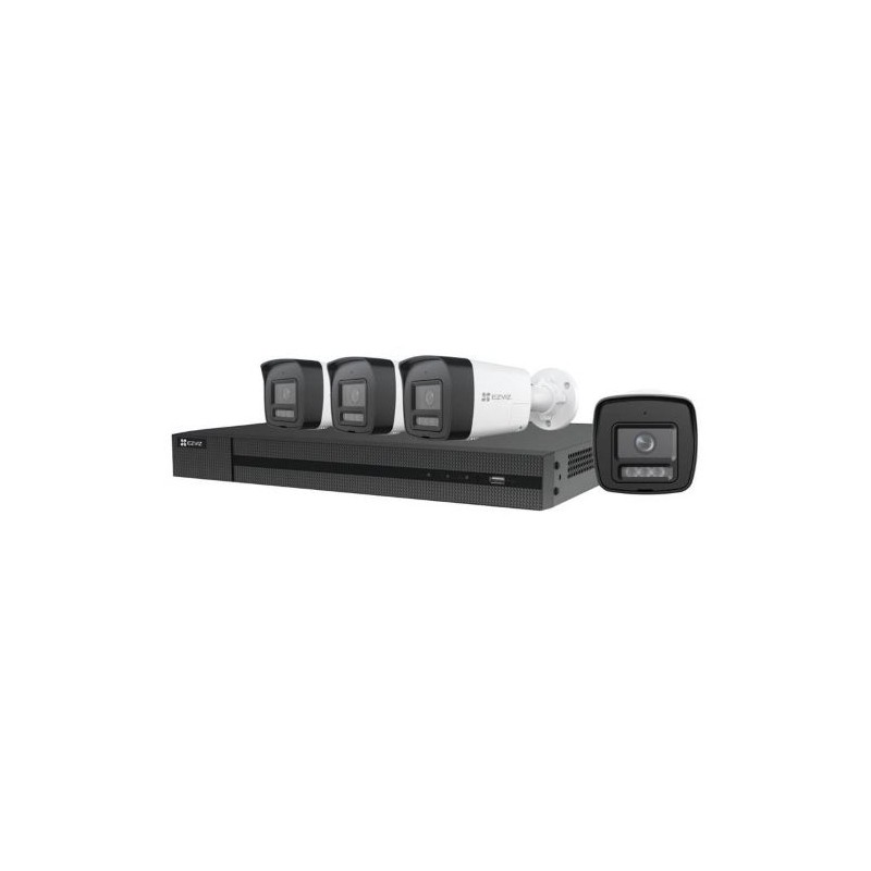 KIT VIDEOSORVEGLIANZA CS-BW3844 SMART HOME SECURITY - 1 NVR X5S 8CH + 4 TELECAMERE H3C 2K