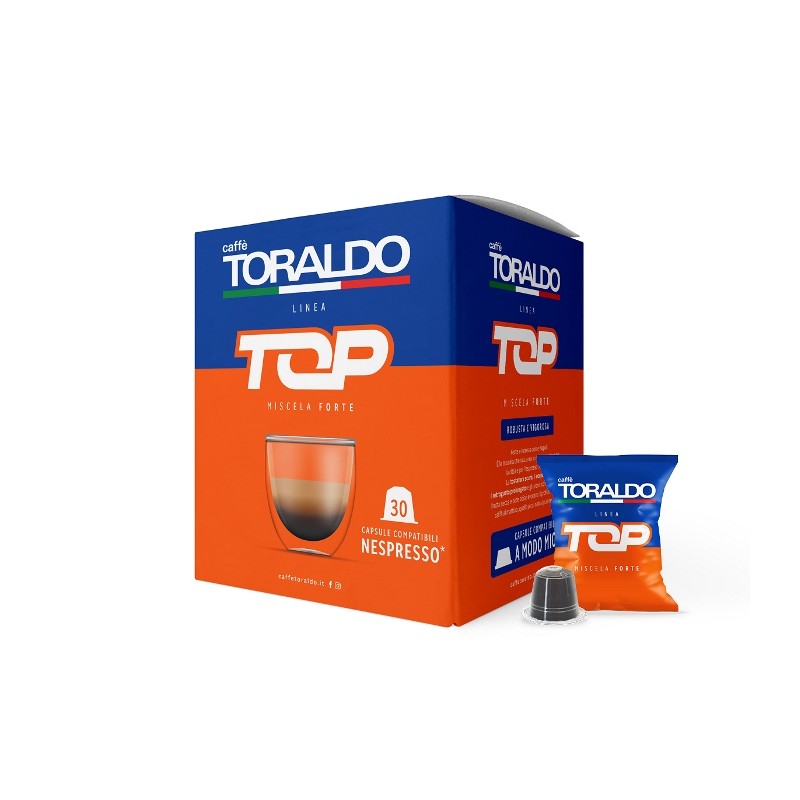 CAPSULE LINEA TOP MISCELA FORTE COMPATIBILE NESPRESSO 30 PZ 107168