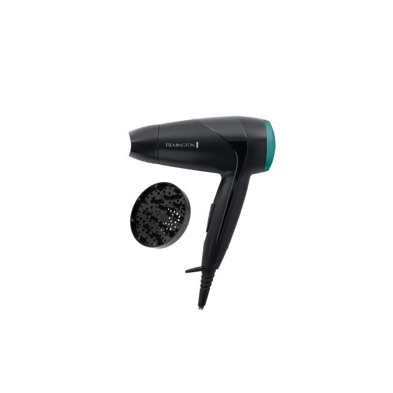 ASCIUGACAPELLI D1500 PIEGHEVOLE DA VIAGGIO 2000W NERO