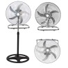 VENTILATORE 50X125 3 IN 1 - PIANTANA A PARETE TAVOLO - 3 VELOCIT - 65W