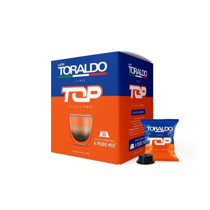 CAPSULE LINEA TOP MISCELA FORTE COMPATIBILE A MODO MIO 30 PZ 107169