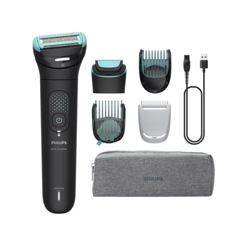 PHILIPS MULTIGROOM RASOIO CORPO BG747015 WET DRY SERIE 7000O