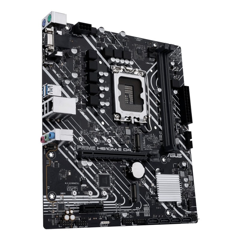 MB ASUS PRIME H610M-E D4-CSM S1700 2D4 4S3 2M2 U32 HDPV