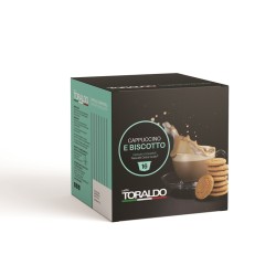 CAPSULE CAPPUCCINO  BISCOTTO COMPATIBILE DOLCE GUSTO 16 PZ 303081
